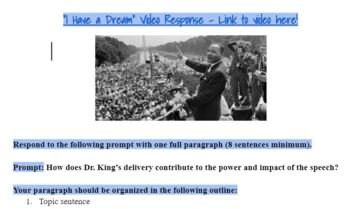 Preview of "I Have a Dream" Speech Video Analysis