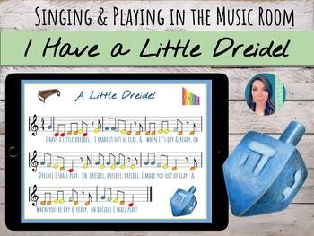 Preview of "I Have a Little Dreidel" Hanukkah Song for Voice & Orff Arrangement
