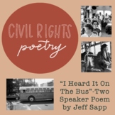 Civil Rights Poetry: "I Heard it on the Bus One Day” Teach