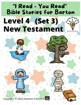 Preview of "I Read-You Read" Bible Stories for Barton - Level 4 - New Testament (Set 3)