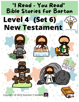 Preview of "I Read - You Read" Bible Stories for Barton - New Testament (Set 6)