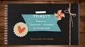 Preview of "I Remember, I Remember" by Thomas Hood - Introducing TPCASTT with PearDeck