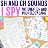 SH and CH Sounds - I Spy Articulation and Phonology Game f