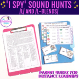 'I Spy' Speech Hunt /l/ and /l-blends/ - Distance Learning Speech