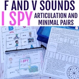 'I Spy' Speech Sound Hunt for /f,v/ with minimal pairs