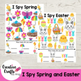 "I Spy" Spring and Easter - Preschool | PreK | Kindergarten