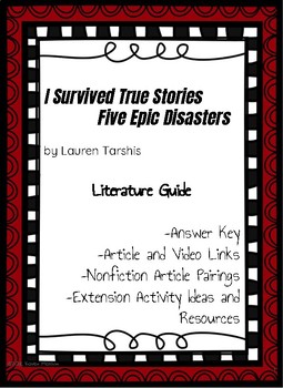 Preview of - I Survived True Stories - 5 Epic Disasters Literature Unit