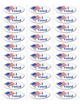 Preview of "I Voted"- stickers
