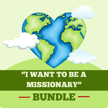 Preview of "I Want to be a Missionary" Emergent Reader Bundle