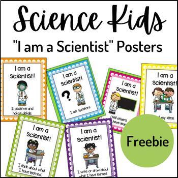 Preview of "I am a Scientist"  Posters