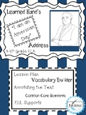 "I am an American Day" Address- Common Core Close Read and