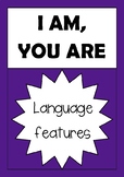 'I am, you are' language features game