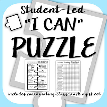 Preview of "I can" Puzzle and Teacher Tracking Sheet