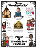 "I can Worship God" Class Poster & Flip Book for Christian