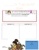 "I can do it!" Behavior Tracking Chart