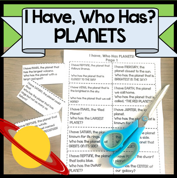Preview of "I have, Who has?" PLANETS Activity!