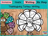 "I'm Thankful For" Cute Colour-in Thanksgiving Turkey Writ
