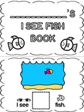 "I see _ fish" Book - for counting quantities up to 10 (IE