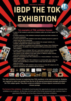 Preview of "IBDP-THE TOK EXHIBITION" POSTER