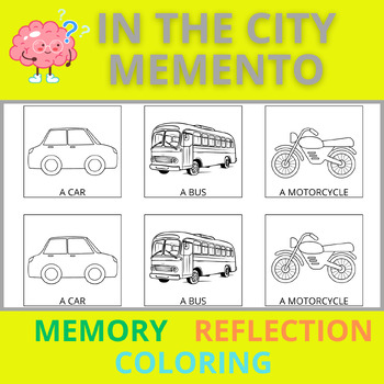 Preview of ✨IN THE CITY MEMENTO - PRINT AND PLAY - GAME FOR KIDS - MEMORY... - #1✨