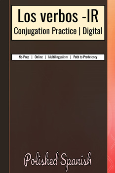 Preview of -IR Verbs Conjugation Practice | Online | Digital Resource
