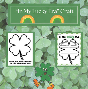 Preview of "In My Lucky Era" St. Patrick's Day craft