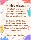 "In This Classroom" SEL Poem