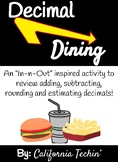 "In-n-Out Inspired" Decimal Dining activity