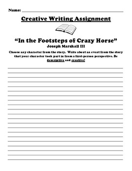 creative writing of horse