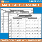 Math Facts Baseball Game - Make Timed Tests Fun!