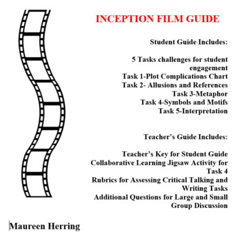 Preview of "Inception" Film Guide: Understanding Allusion, Metaphor, Symbols, and Motifs