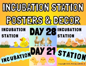 Preview of "Incubation Station" Posters for Chicken & Duck Hatching / Bulletin Board
