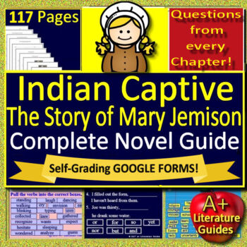 Preview of "Indian Captive" by Lois Lenski - The Story of Mary Jemison -  Novel Study Unit