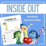"Inside Out" Movie Companion - Identifying Emotions Activity