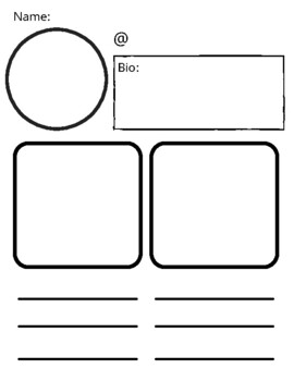 Preview of "Instagram" Character Analysis Template