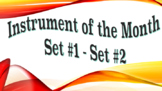 "Instrument of the Month" Bulletin Board Sets #1-2