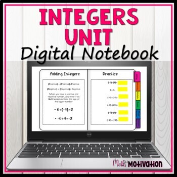 Preview of  Integer Unit Digital Notebook