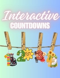 *Interactive Countdowns* |Spring Theme| Print. Laminate. C