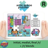 Artic Scene Puzzles: in, med, fin /r/ + blends BOOM CARDS