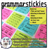 Grammar Stickies! Sticky Note Language Tasks (pronouns, ve