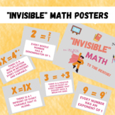 "Invisible" Math Posters