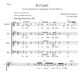 "It's Corn" TikTok Song BUNDLE - SHEET MUSIC AND PRACTICE TRACKS