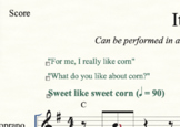 "It's Corn!" TikTok Song - Soprano Practice Track