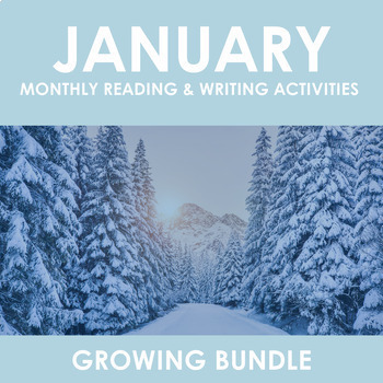 Preview of ❄️ JANUARY ACTIVITIES BUNDLE | A GROWING Bundle of ELA Resources for the Month