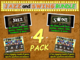 "JAZZ" & "SWING" 4-Pack Music Bundle (slides, links, games