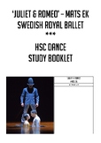 'JULIET & ROMEO' MATS EK - STUDY BOOKLET (HSC Dance Appreciation)