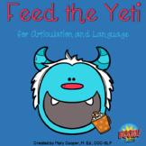 Feed the Yeti Articulation and Language BOOM Cards
