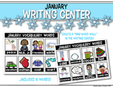 January Mini Word Wall for the Writing Center & Writing Wo