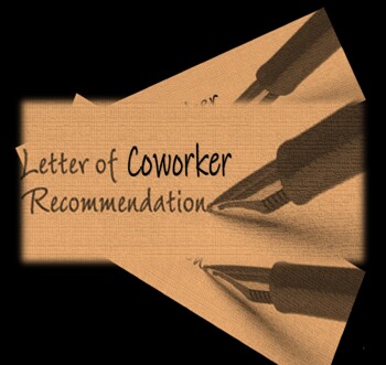 Preview of Recommendation Letter (Co-Worker or Community Service) {EDITABLE)