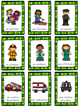 {Jeux de Cartes: Ma Communauté} Card games for practicing French vocabulary